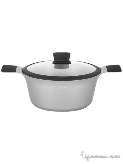 Кастрюля, 4 л Guffman, цвет серый