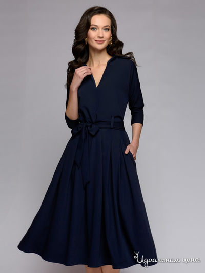 Платье D&M by 1001DRESS, цвет темно-синий