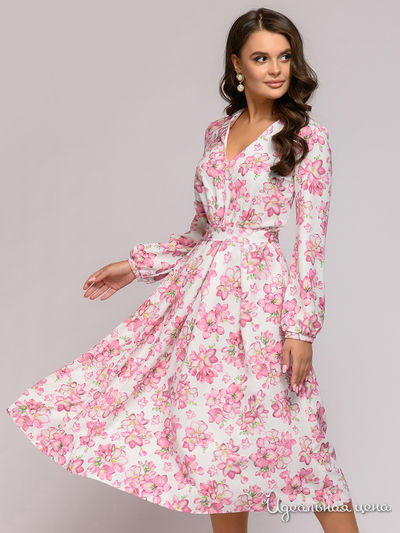 Платье D&M by 1001DRESS, цвет белый