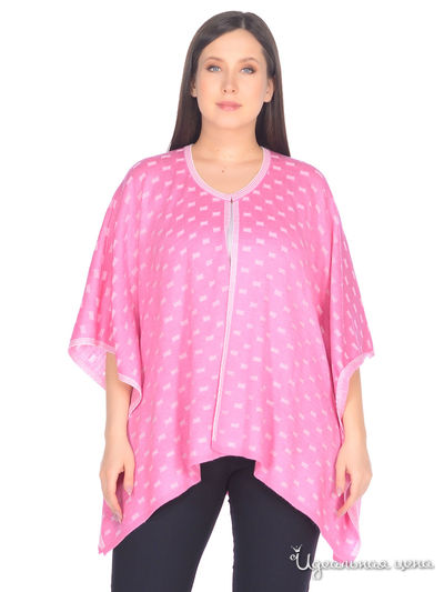 Пончо Veronika Style, цвет розовый