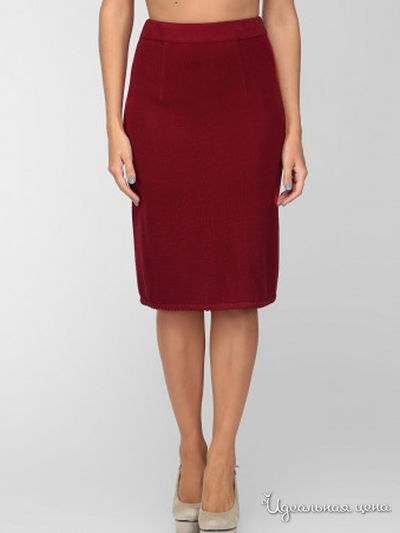 Юбка Veronika Style, цвет бордовый
