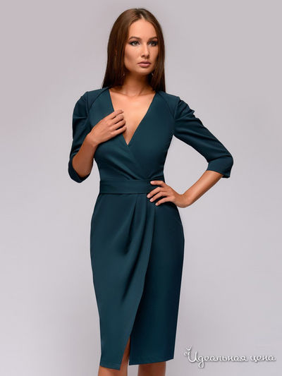 Платье D&M by 1001DRESS, цвет изумрудный