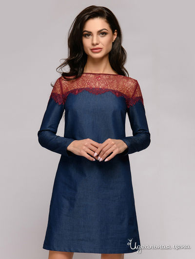Платье D&M by 1001DRESS, цвет синий
