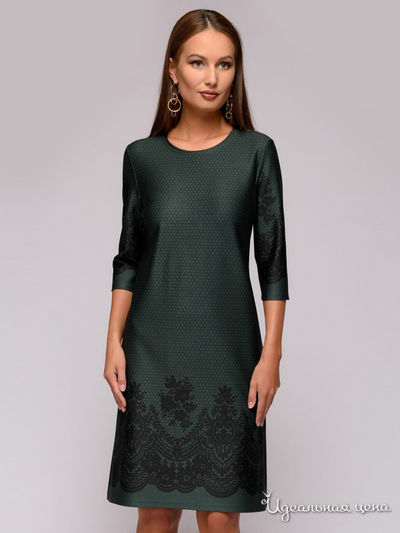 Платье D&M by 1001DRESS, цвет изумрудный