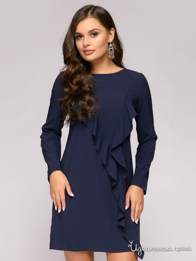 Платье D&M by 1001DRESS, цвет темно-синий