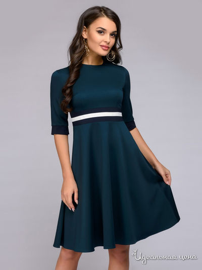 Платье D&M by 1001DRESS, цвет изумрудный