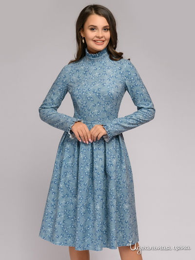 Платье D&M by 1001DRESS, цвет серый