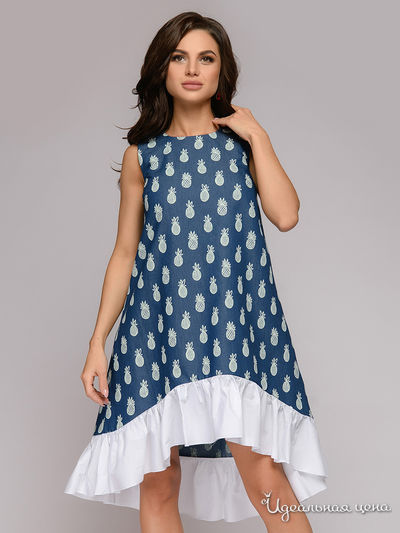 Платье D&M by 1001DRESS, цвет синий