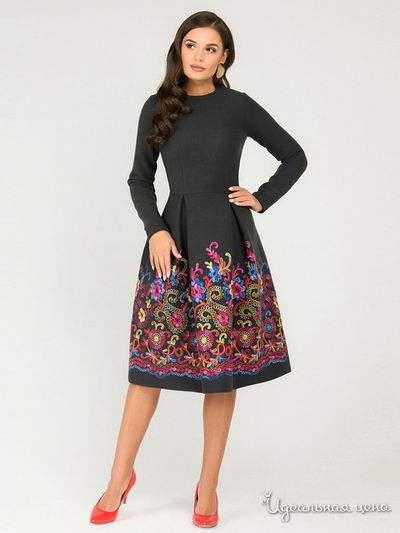 Платье D&M by 1001DRESS, цвет серый