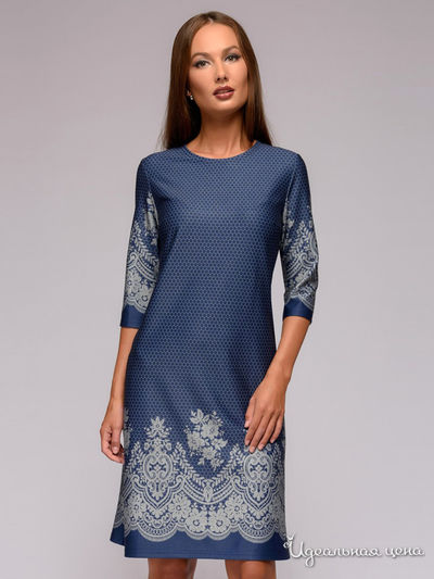 Платье D&M by 1001DRESS, цвет синий