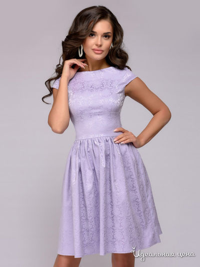 Платье D&M by 1001DRESS, цвет сиреневый