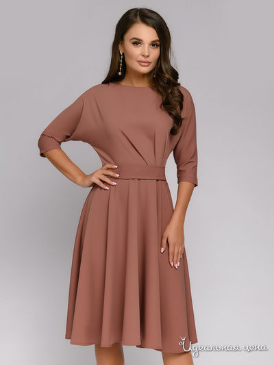 Платье D&M by 1001DRESS, цвет светло-коричневый