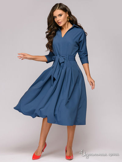 Платье D&M by 1001DRESS, цвет синий