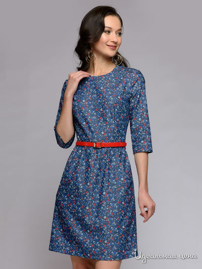 Платье D&M by 1001DRESS, цвет синий