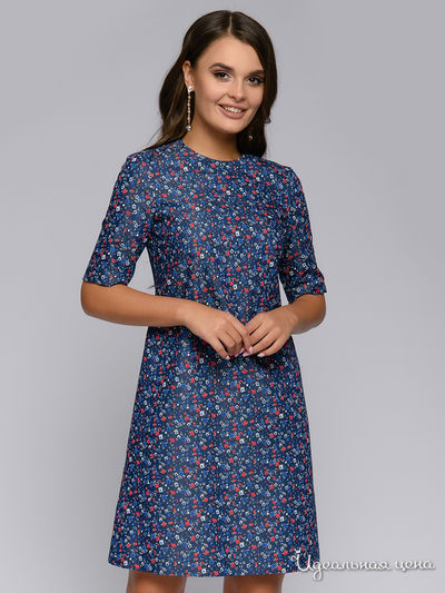 Платье D&M by 1001DRESS, цвет синий