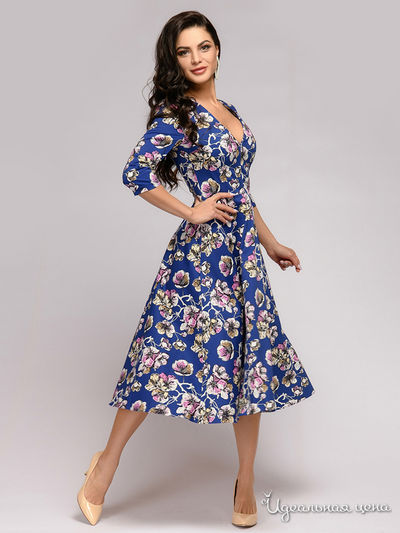 Платье D&M by 1001DRESS, цвет темно-синий