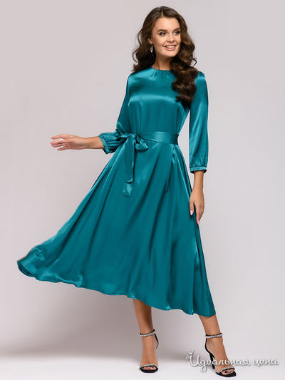 Платье D&M by 1001DRESS, цвет бирюзовый