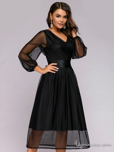 Платье D&M by 1001DRESS, цвет черный
