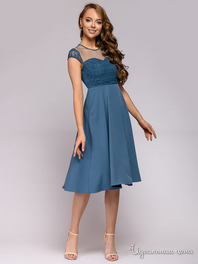 Платье D&M by 1001DRESS, цвет синий