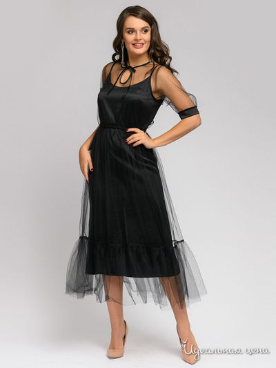 Платье D&M by 1001DRESS, цвет черный