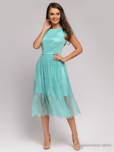 Платье D&M by 1001DRESS, цвет мятный