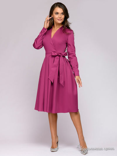Платье D&M by 1001DRESS, цвет темно-розовый