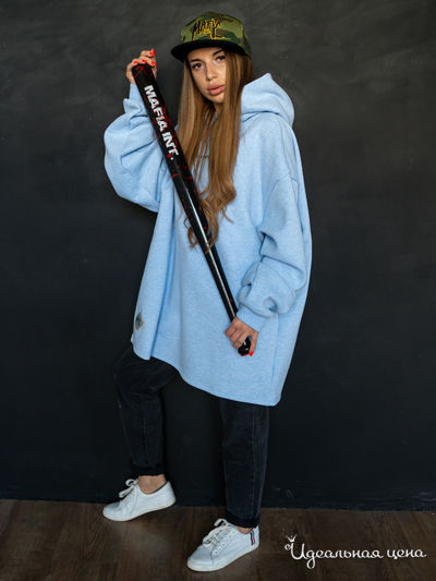 Худи Mafia International, цвет голубой