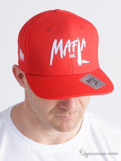 Бейсболка Mafia International, цвет красный