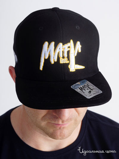 Бейсболка Mafia International, цвет черный, белый
