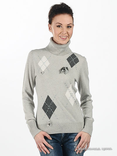 Пуловер Pezzo, цвет цвет серый