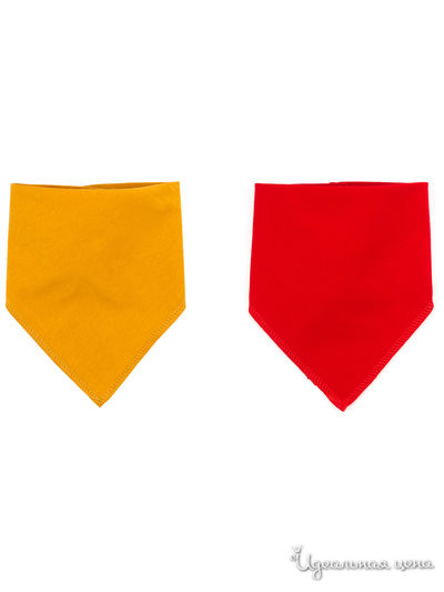 Нагрудник, 2 шт Kuza, цвет красный, горчичный