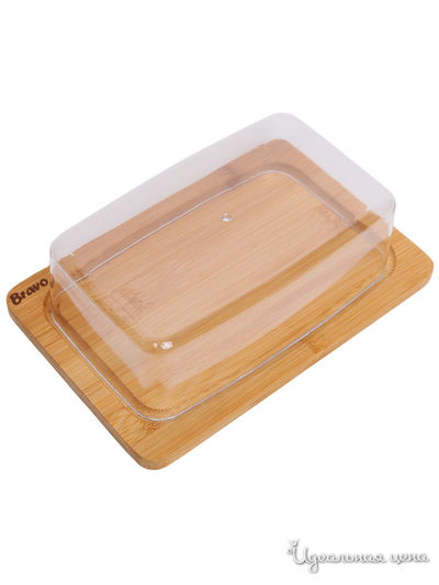 Сырница, 19,5*13*5 см Bravo, цвет бежевый