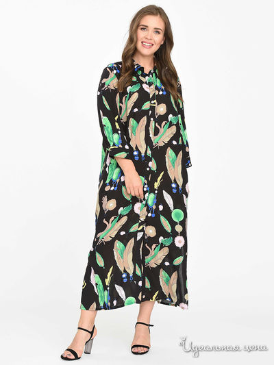 Платье Svesta, цвет черный, розовый