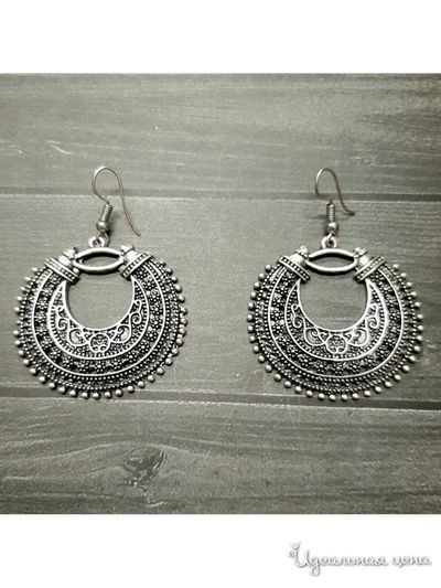 Серьги "Инди" De.lin`a, цвет Металлический