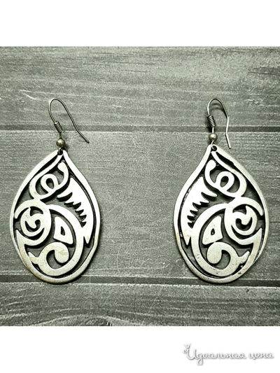 Серьги "Лиса" De.lin`a, цвет Металлический