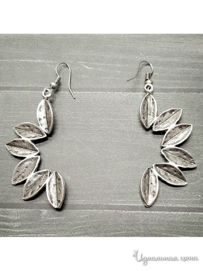 Серьги "Соцветие" De.lin`a, цвет Металлический