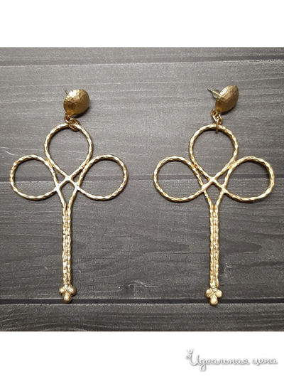 Cерьги "Аксельбанты" De.lin`a, цвет золотой