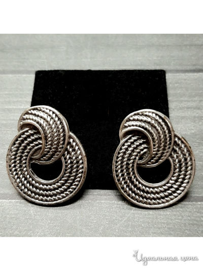 Серьги "Алжирский Узел" De.lin`a, цвет Металлический