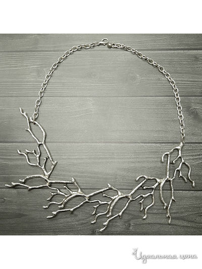 Ожерелье "Коралловый Риф" De.lin`a, цвет Металлический