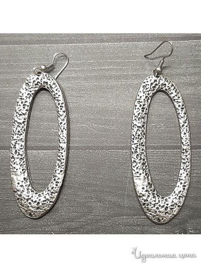 Серьги "Круг Жизни" De.lin`a, цвет Металлический