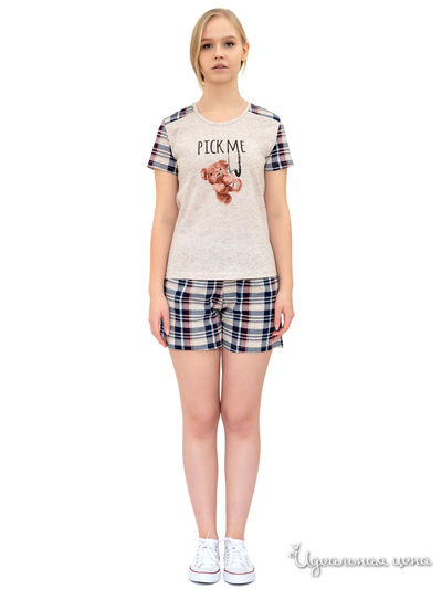 Пижама Primaverina, цвет меланж