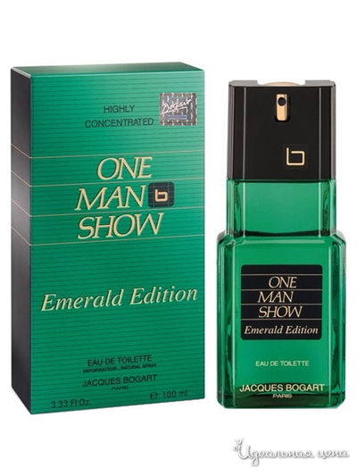 Туалетная вода ONE MAN SHOW EMERALD, 100 мл, JACQUES BOGART