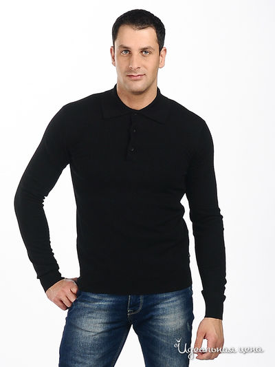 Поло Pezzo, цвет цвет черный