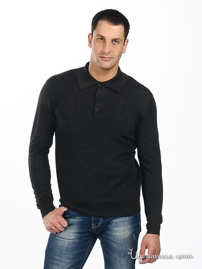 Поло Pezzo, цвет цвет темно-серый