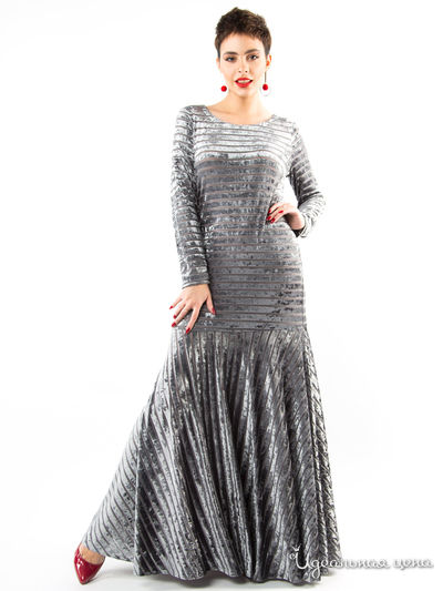 Платье Hestollina, цвет серый