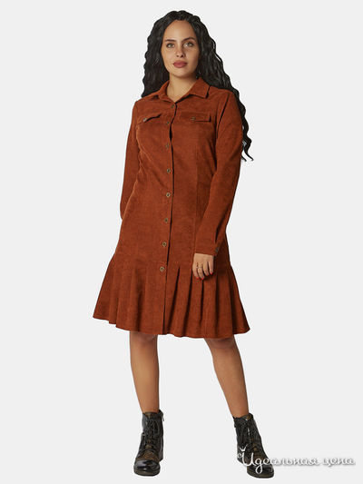 Платье Hestollina, цвет рыжий