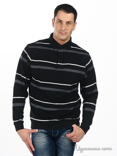 Поло Pezzo, цвет цвет черный