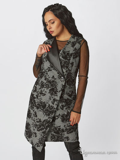 Платье Hestollina, цвет серый, черный