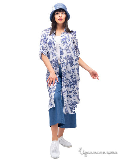 Блуза Hestollina, цвет синий