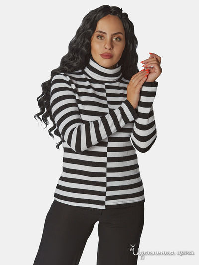 Водолазка Hestollina, цвет черный, белый